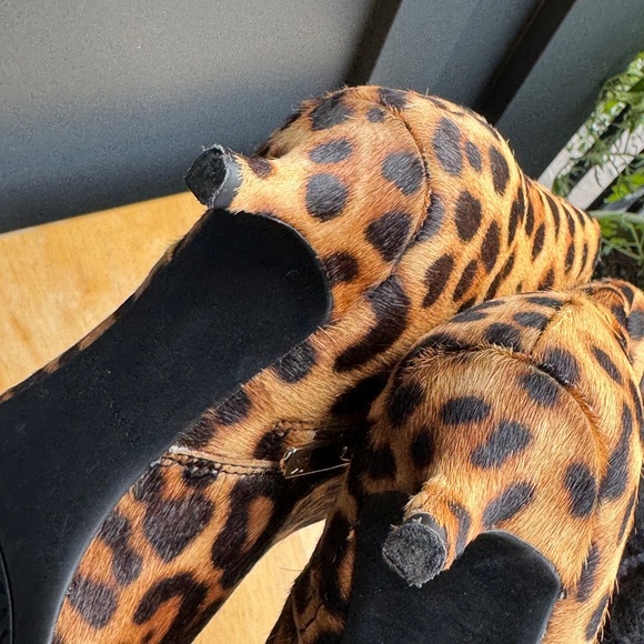 Taryn Rose Leopard Print Ankle Booties - Picture 4 of 12